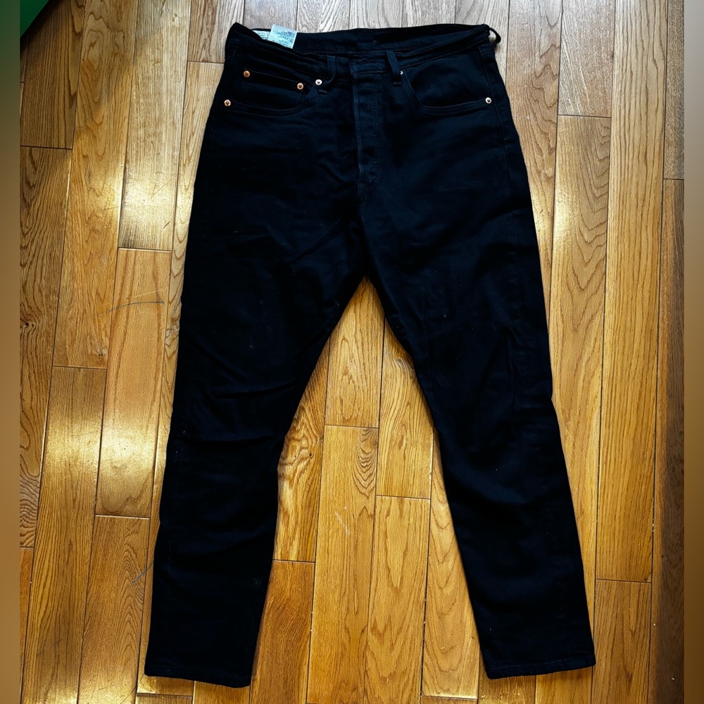 Levi’s black 501 Skinny Filiforme Jean 30
